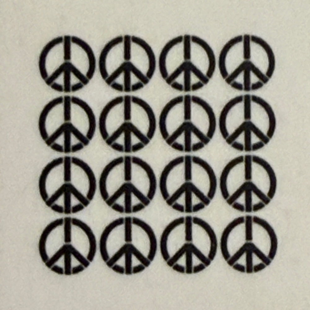 Peace Symbol Bohemian Stencil 12x12 - 1 Sheet DIY Dreamcatcher Wall Art Craft